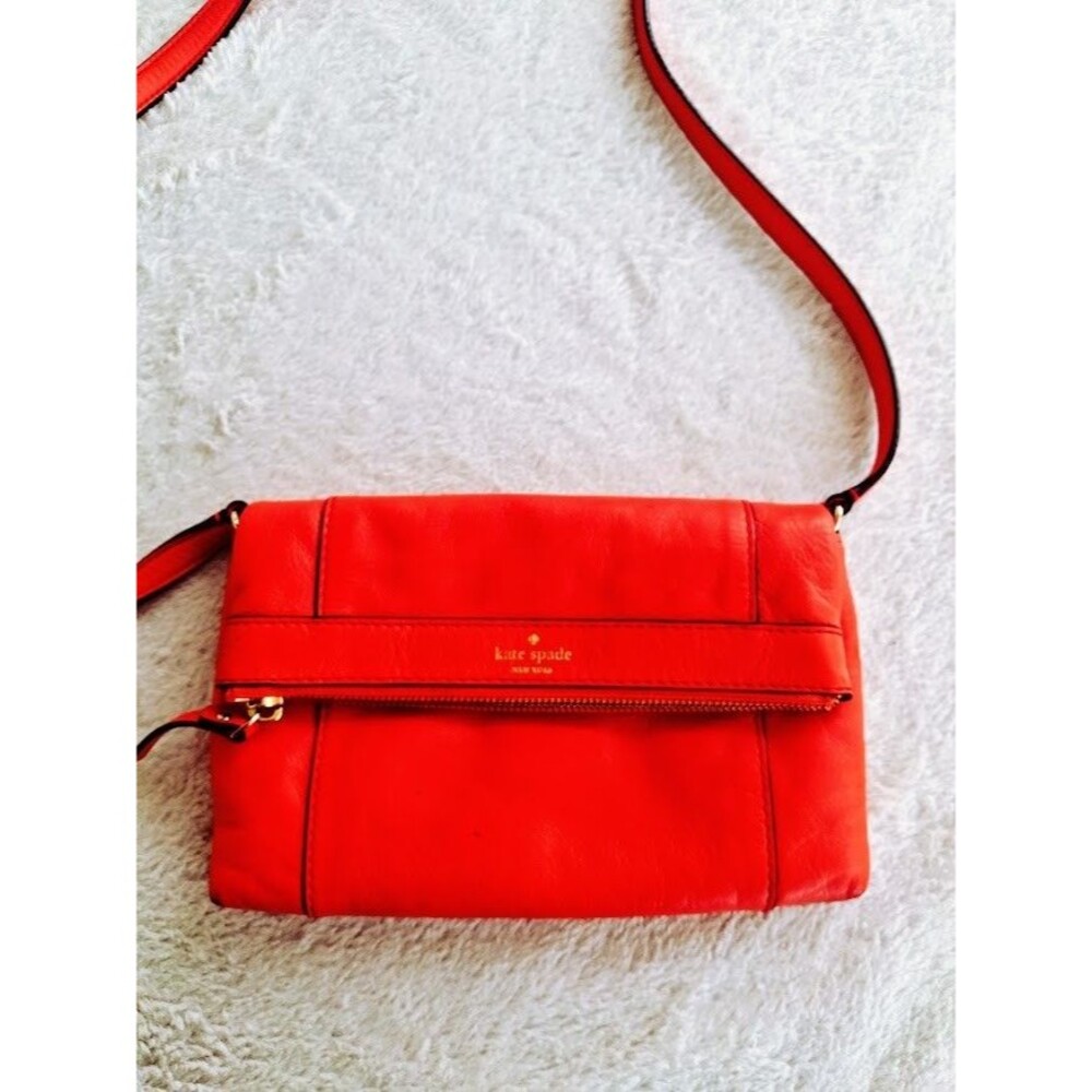 Kate Spade Fremont Place Julian WKRU2593 Soft Maraschino Cow Leather Crossbody